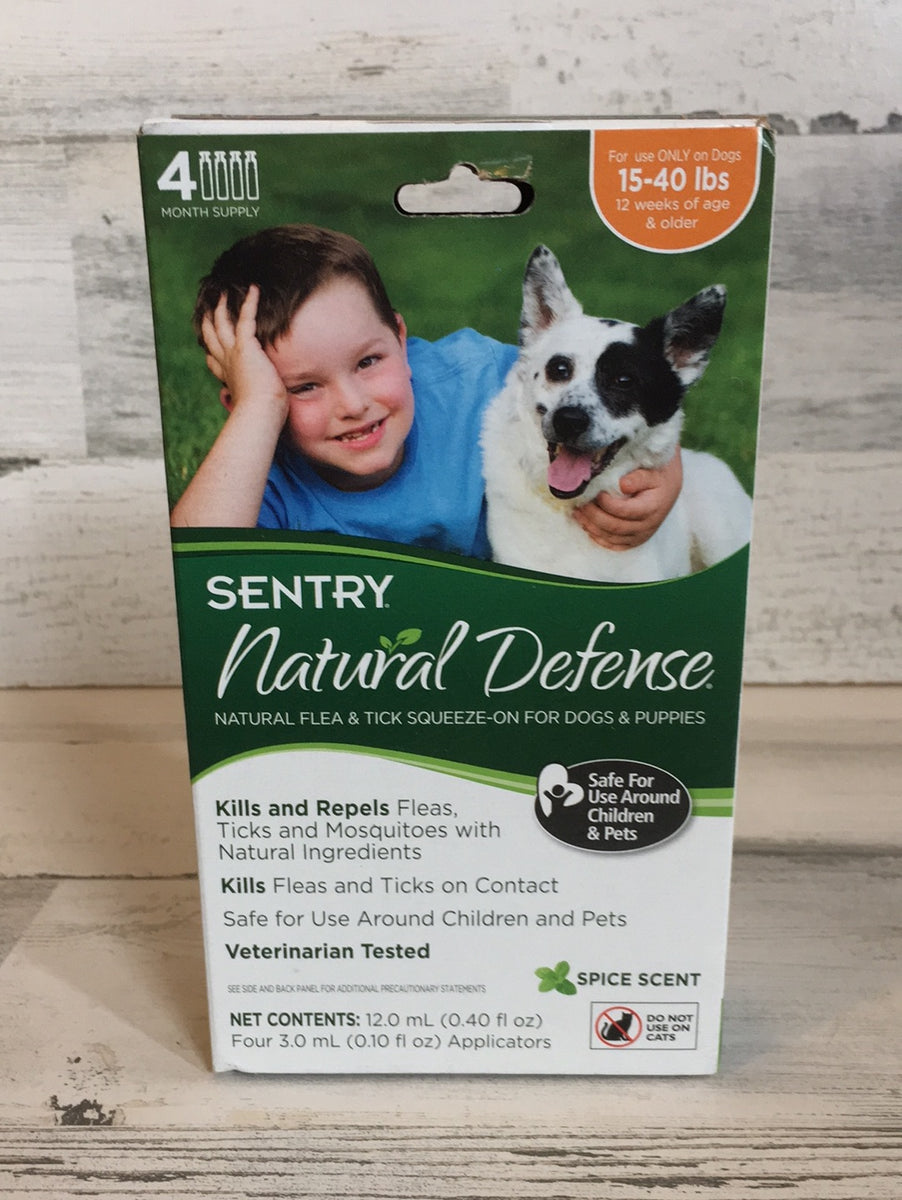 Sentry Natural Defense Flea Tick Squeeze On Green Tails Market