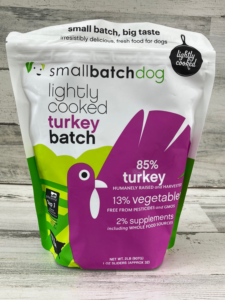 Smallbatch Lightly Cooked Turkey Dog Food