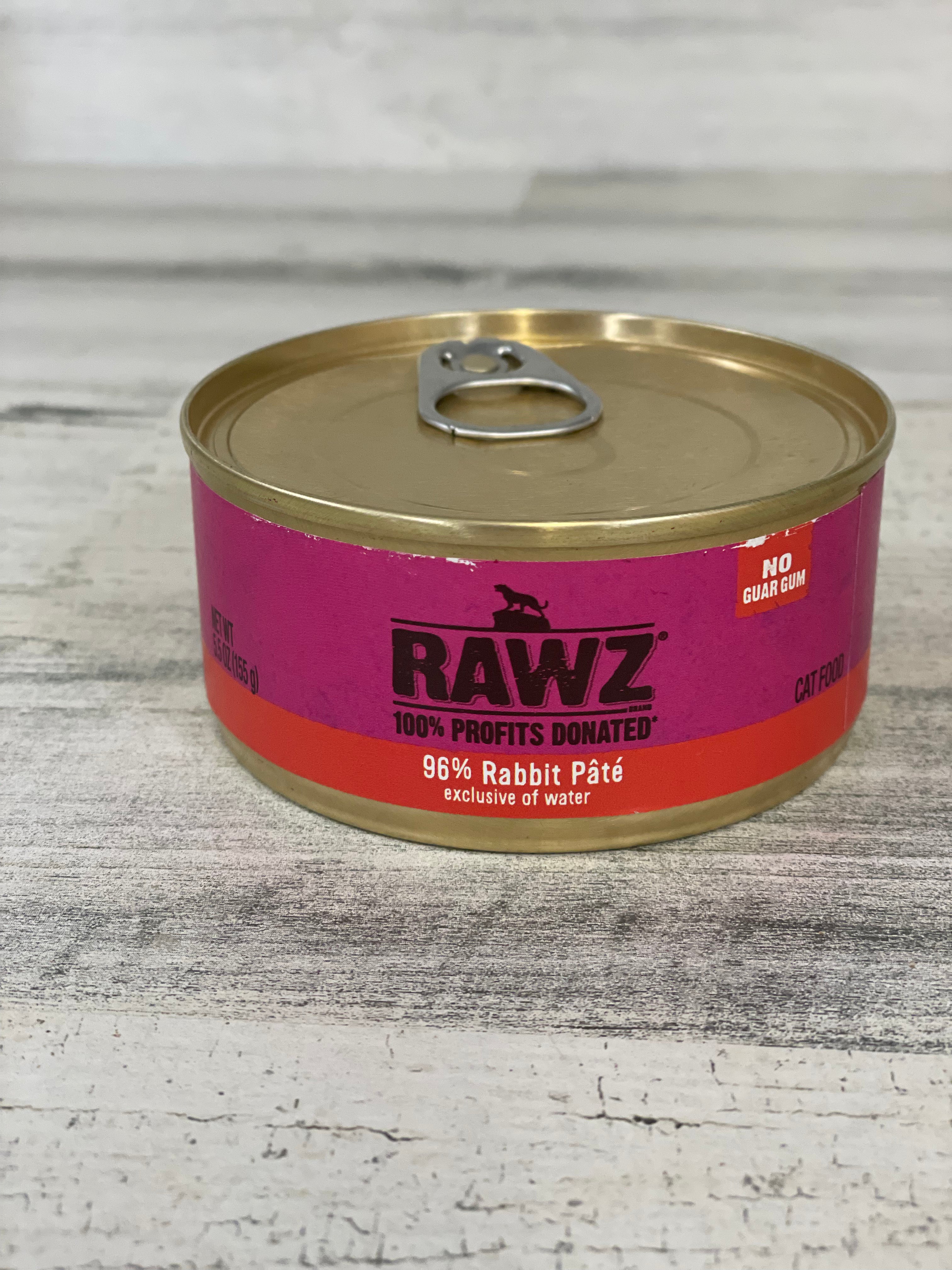 RAWZ 96 Rabbit Pate Cat Food Green Tails Market