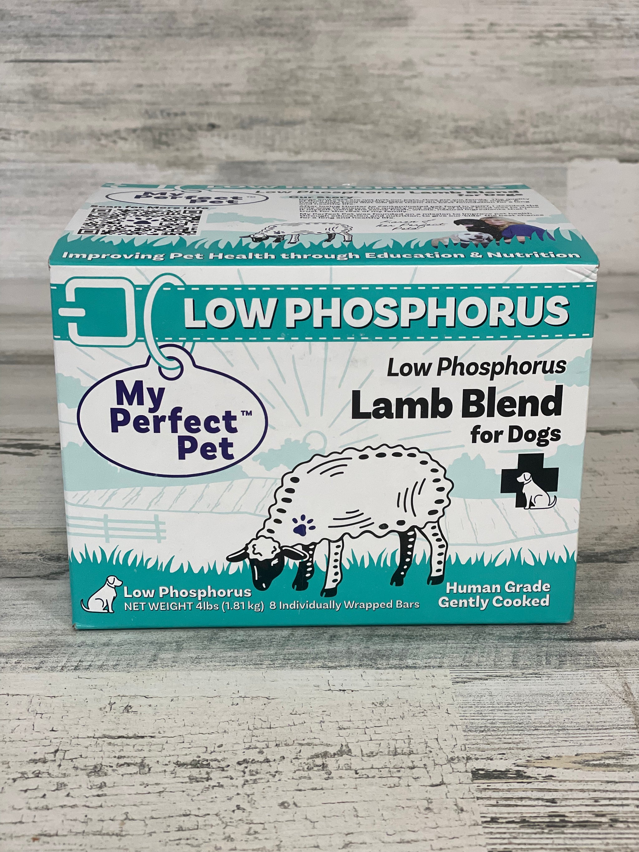 My Perfect Pet Low Phosphorus Lamb Rice Frozen Dog Food Green Tails Market